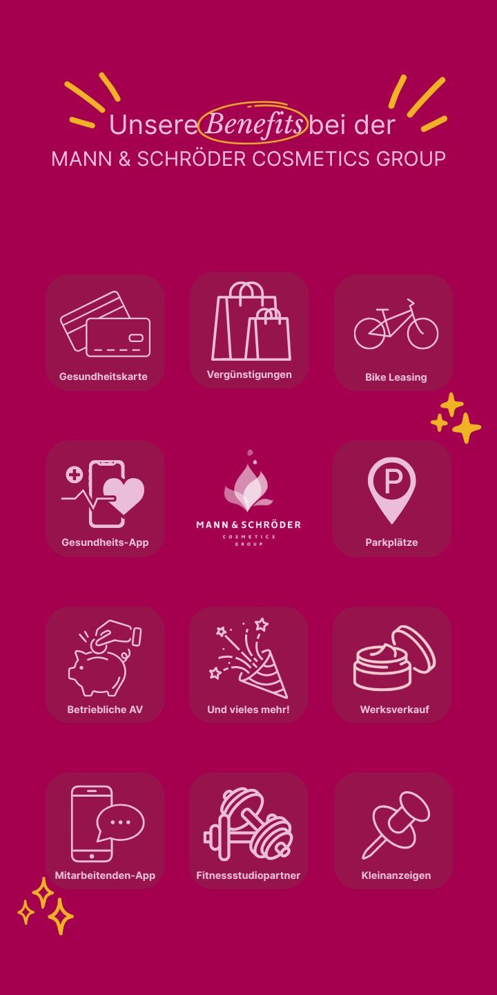 Mann & Schröder Mitarbeitervorteile
