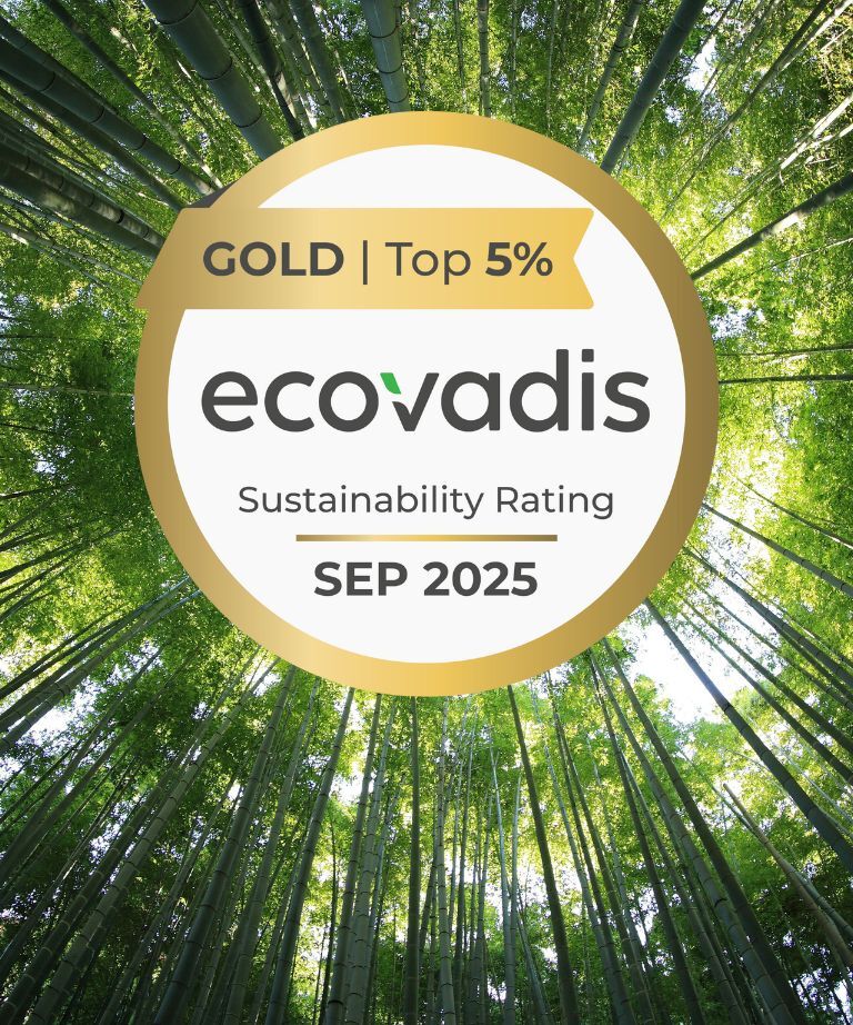 Nachhaltigkeit mit Brief und Siegel: EcoVadis Gold 2025