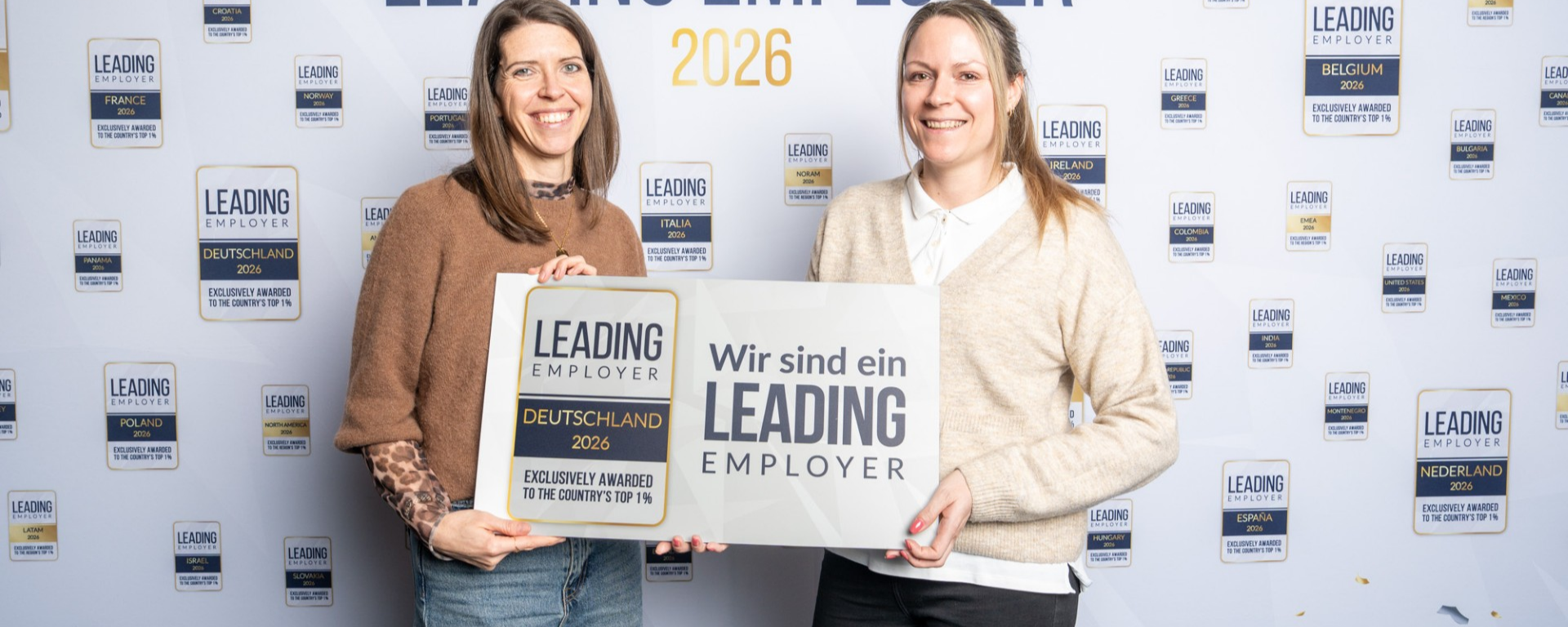 Wiederholt unter den Top 1 % - Leading Employer 2026