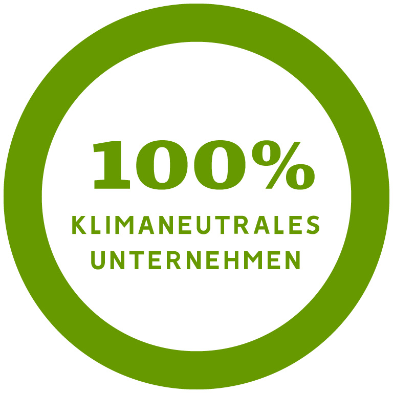 100% KLIMANEUTRALES UNTERNEHMEN