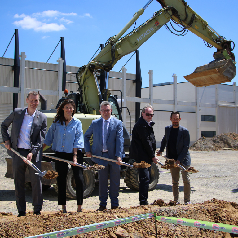 Groundbreaking Ceremony in Hüffenhardt