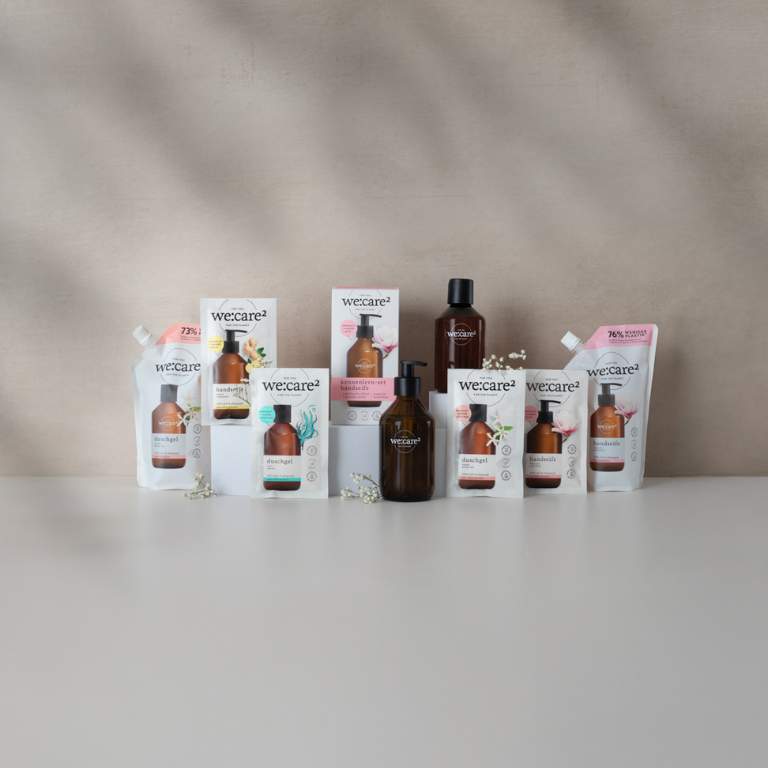 Launch of our new brand we:care² - A new era of body care begins!